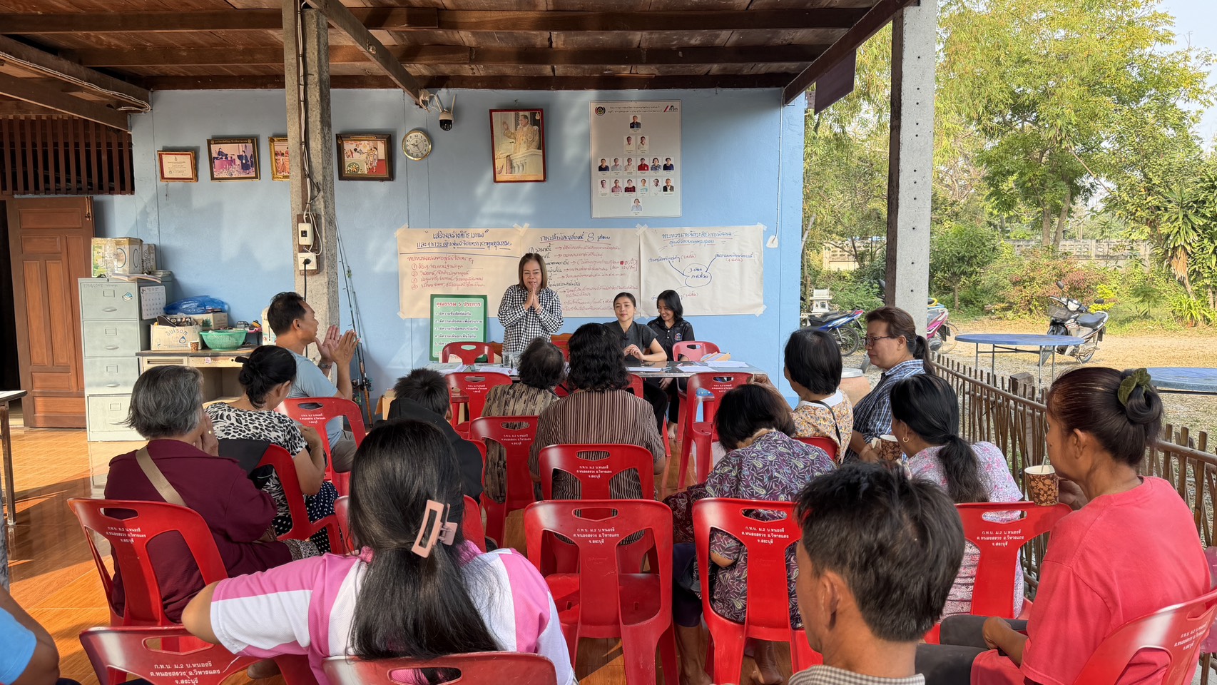 สำนักงานพัฒนาชุมชนอำเภอวิหารแดง ดำเนินโครงการเสริมสร้างศักยภาพและยกระดับศูนย์จัดการกองทุนชุมชน