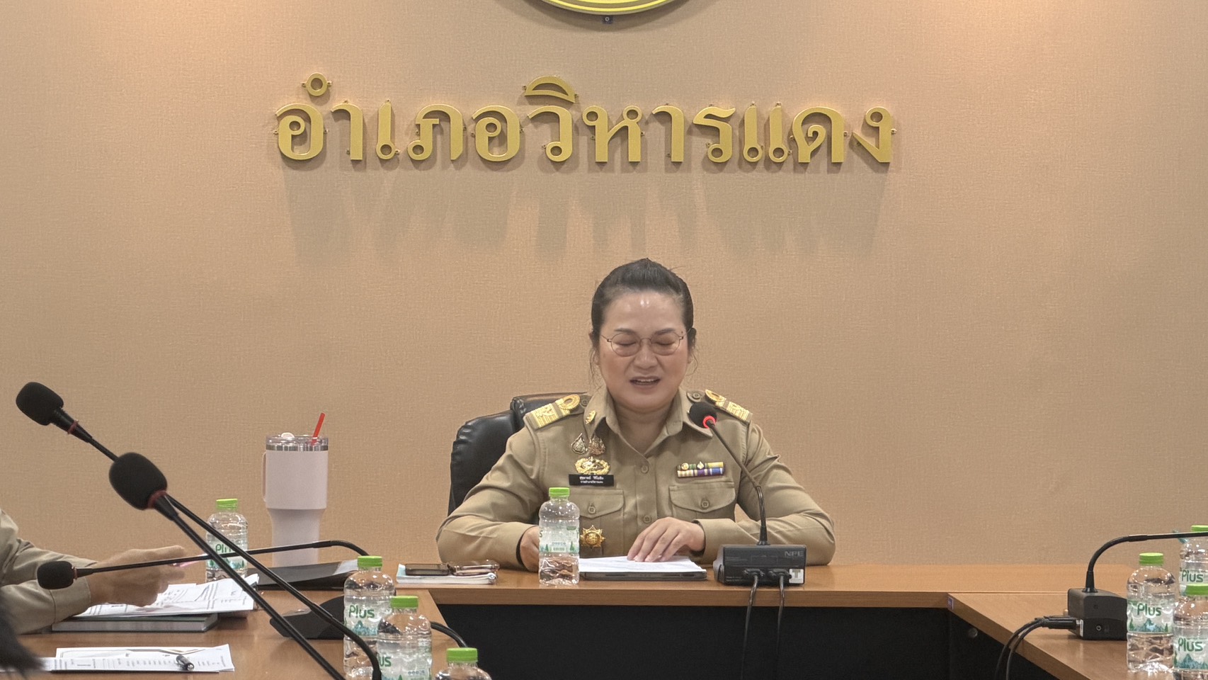 🌼สำนักงานพัฒนาชุมชนอำเภอวิหารแดง🌼 จัดพิธีลงนาม (MOU) และประกาศวาระการขับเคลื่อน “ตำบลเข้มแข็ง ตามหลักปรัชญาของเศรษฐกิจพอเพียง ตำบลหนองหมู อำเภอวิหารแดง จังหวัดสระบุรี”